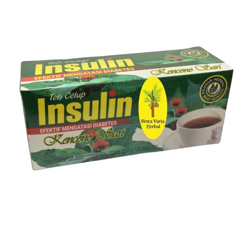 Jual Teh Celup Daun Insulin Kencono Sari Obat Diabetes Obat Herbal