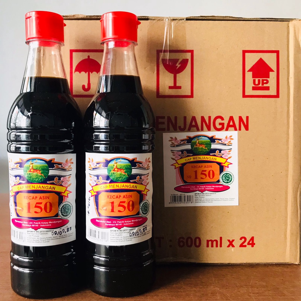 KECAP ASIN MENJANGAN NO. 150 CHINESE SALTY SOY SAUCE 600ML