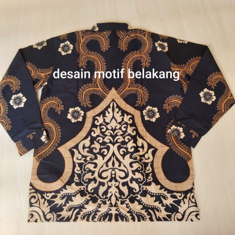 Batik Pria Lengan Panjang Lapis Furing Katun Premium