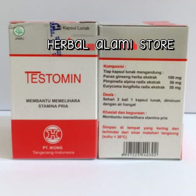 testomin h3 - hormon , kesuburan dan stamina