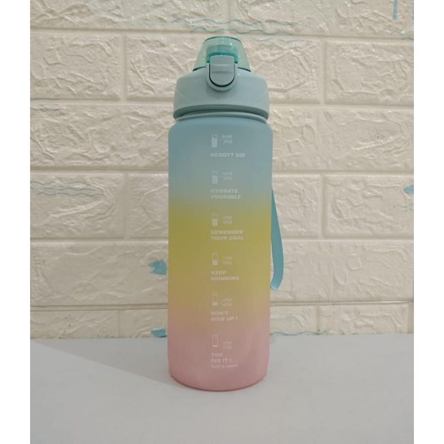Botol Minum Gradasi Panjang 1Liter