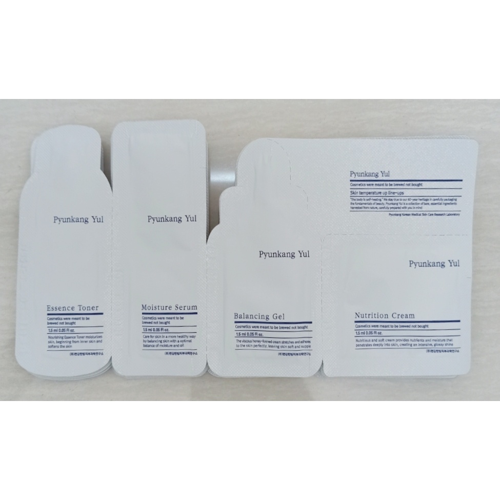 Pyunkang Yul sample Sachet 4 kit