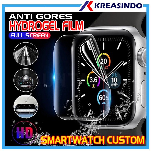 Screen Protector / Anti Gores HYDROGEL SmartWatch Custom ALL Merk Type