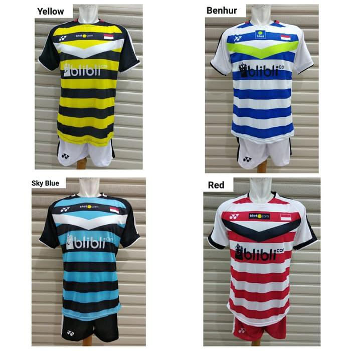 JERSEY KOAS SETELAN BAJU BADMINTON / BULUTANGKIS YONEX Y34 POLOS