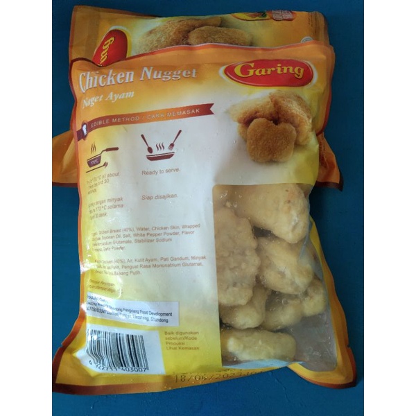 

Garing Chicken Nugget 500gr