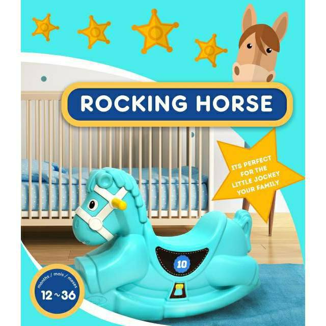 Labeille Rocking Horse Pony Kc007 Mainan Kuda Jungkat Jungkit Shopee Indonesia
