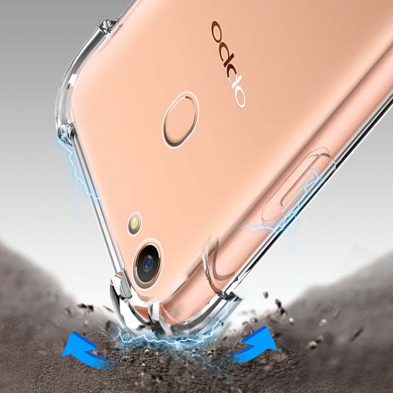 Anticrack Oppo A7 Oppo F9 F11 F11 Pro A5S A12 A11k A15 A15s A16 Silikon Case Softcase Bening Lembut