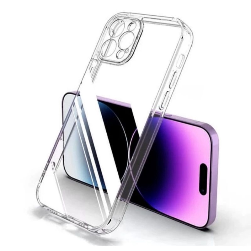 Original Soft Case IPhone 14 14 Pro 14 Plus 14 Pro Max Case Ultra Clear Bening Silikon Casing Cover 