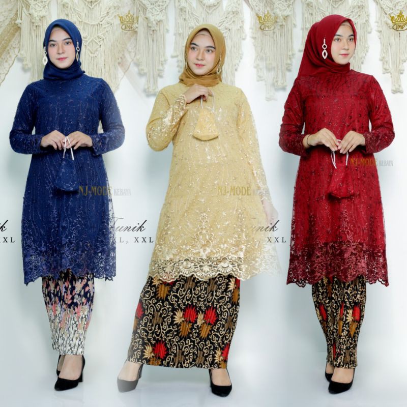 SETELAN ANA KEBAYA TULLE KEBAYA PESTA KEBAYA MODERN