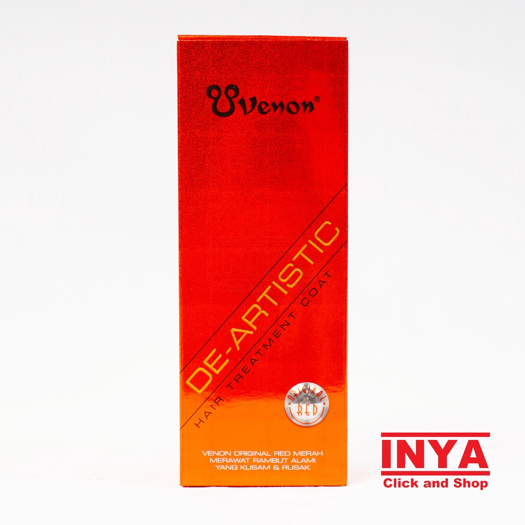VENON DE-ARTISTIC ORIGINAL RED Hair Treatment Coat 160ml - Krim Perawatan Rambut