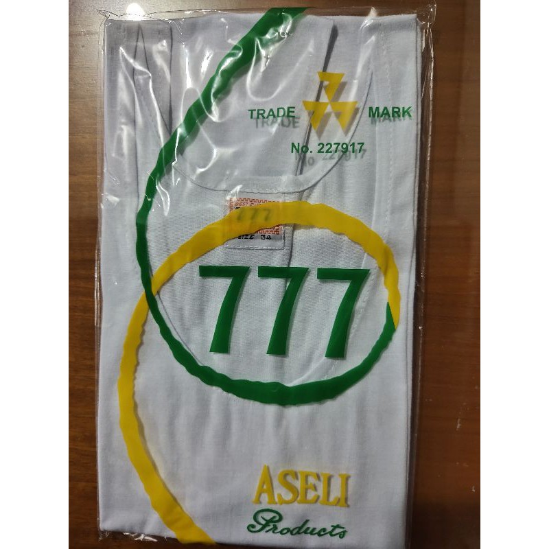 SINGLET  777 ASLI /  SINGLET PRIA DEWASA  GROSIR JANGAN SALAH TOKO / KUTANG 777 /   /  PT ASELI GARMENT INDONESIA 1 Pcs