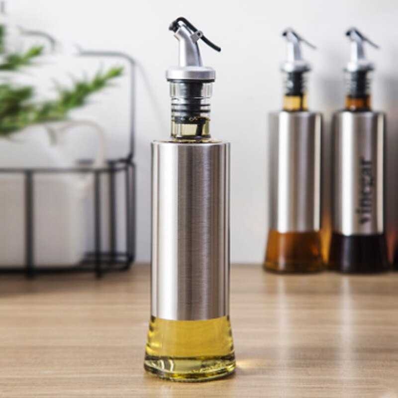 Botol Minyak Olive Oil Zaitun Bottle Leak-proof Kaca Stainless