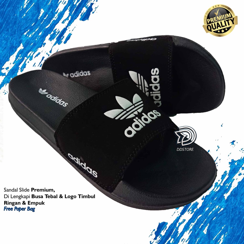 SANDAL SLOP PREMIUM KUALITY I SANDAL SLIDE PRIA-Adidas