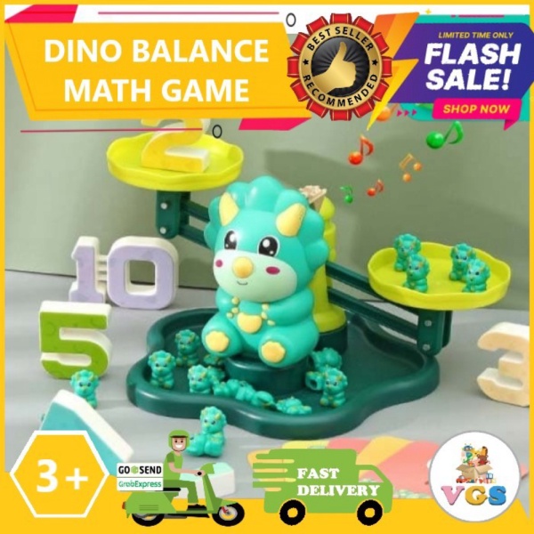 

Mainan Edukasi Berhitung Anak Dino Balance Math Game Berkualitas