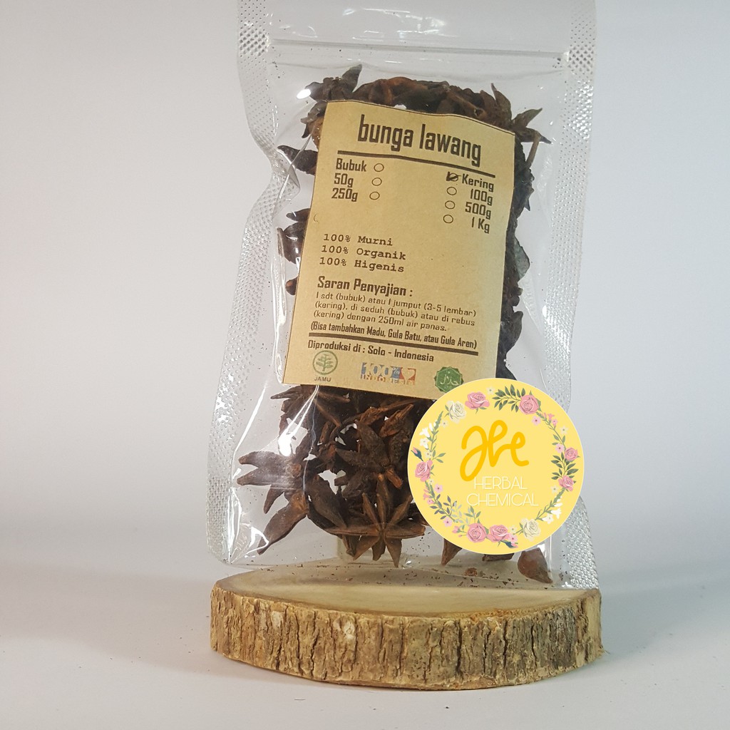 

Bunga Lawang | Pekak | Star anise Obat Batuk Berdahak 250 gr