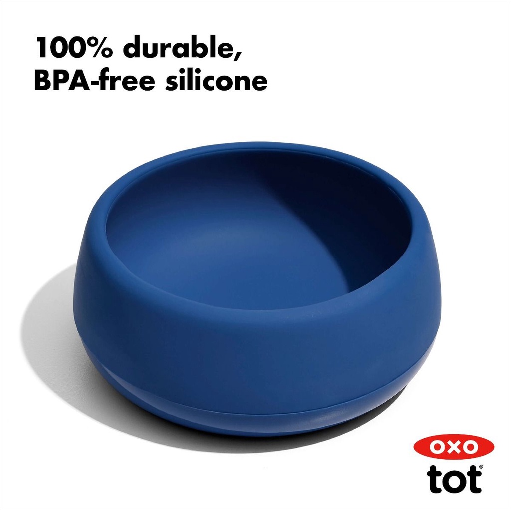 Oxo Tot Silicone Bowl - Weighted Base Silikon Anak Bayi Mangkuk Mangkok Tempat Makan Baby Mpasi BLW Training BPA Free Oxotot