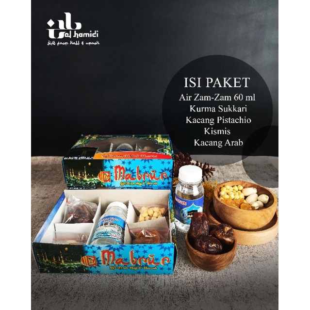 Paket oleh2 haji &amp; umroh sukkari // oleh-oleh haji dan umroh murah // zamzam 1L dan 5L