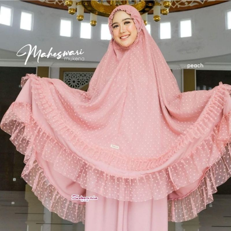 mukena khadijah murah ukuran jumbo free tas mukena Maheswari zabannia mukena dalanova mukena terbaru