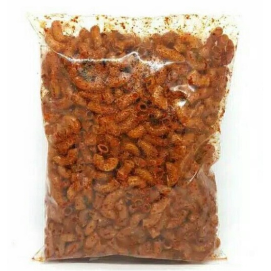 

makaroni pedas Daun jeruk 250 gr makaroni bantat cemilan pedas