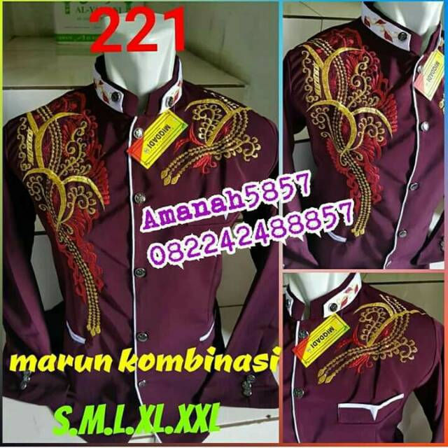 Jasko bordir mewah berkwalitas no.221