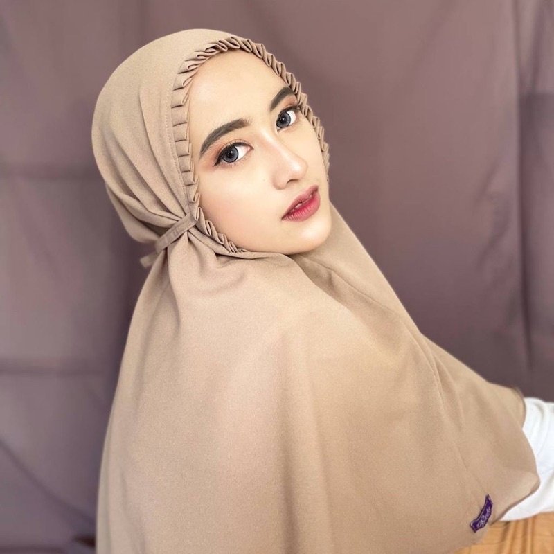 Jilbab Bergo Maryam Lipit Diamond Jilbab Instan Gerigi Kerudung Bergo Lipit Murah