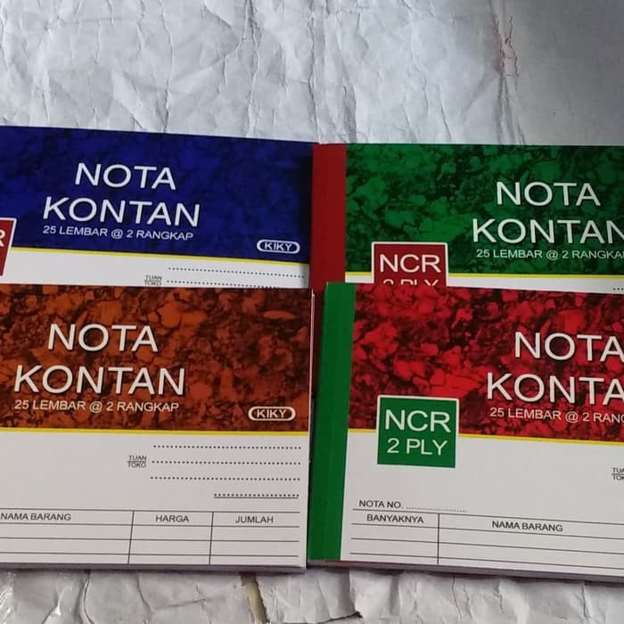 

Kiky Buku Nota Kontan Landscape 2 Ply Kecil Pack ( 10 Buku )