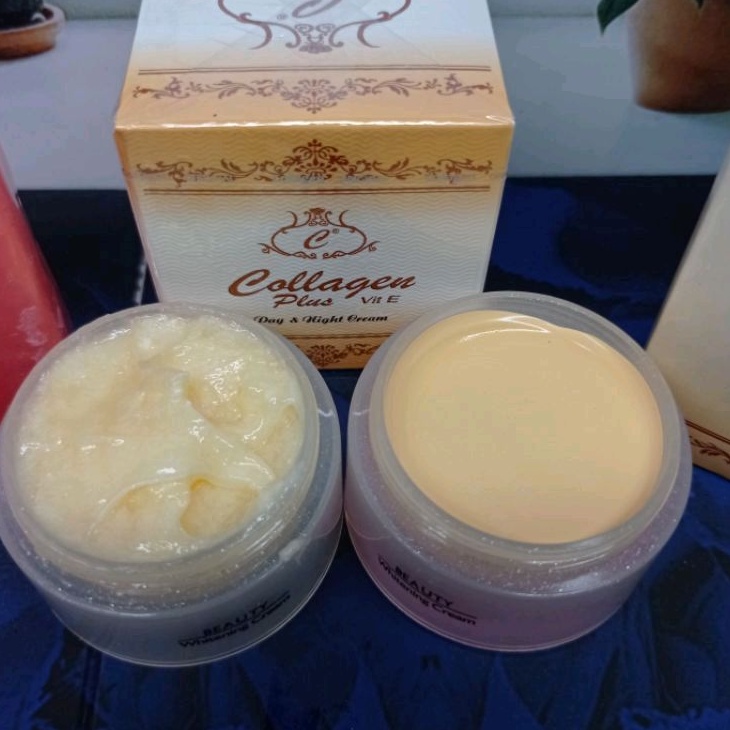 (pcs) Collagen Susun Import Siang Malam | Cream Collagen Original