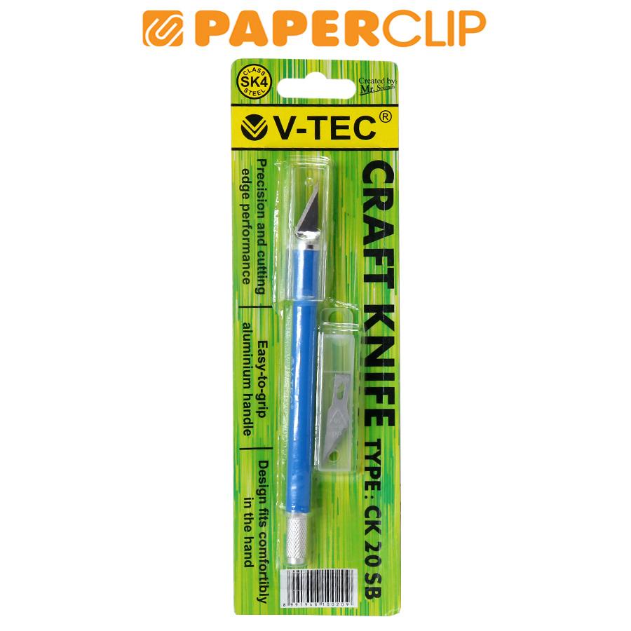 

CUTTER / CRAFT KNIFE V-TEC TYPE CK-20SB