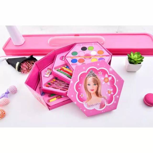 

Pensil Warna 46-set Crayon kotak pensil Anak-anak