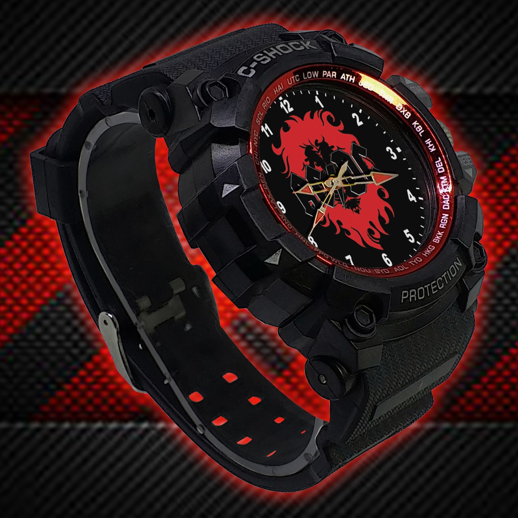 (ISTIMEWA BOSSQUE) JAM TANGAN ACDC LIST MERAH - EXCLUSIVE 12