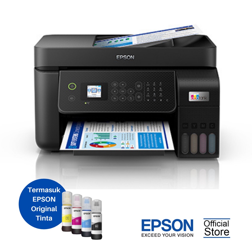 Jual Printer Epson L5290 Wi-Fi All-in-One Ink Tank Printer with ADF