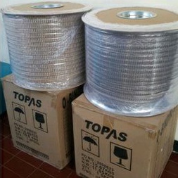 

Ring Kawat Nomor 12 Spiral Jilid 3/4 Roll Spool Pitch 2:1 19mm 165 lembar Topas O BINDING WIRE
