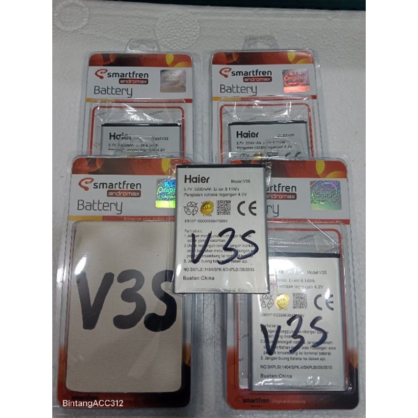 BATERAI ANDROMAX V3S(2200mAh)