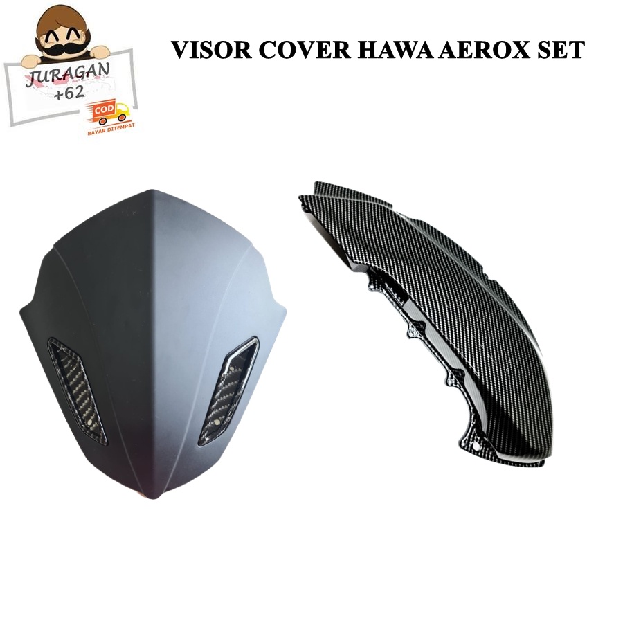 VISOR COVER TUTUP FILTER HAWA CVT AEROX 155 SET