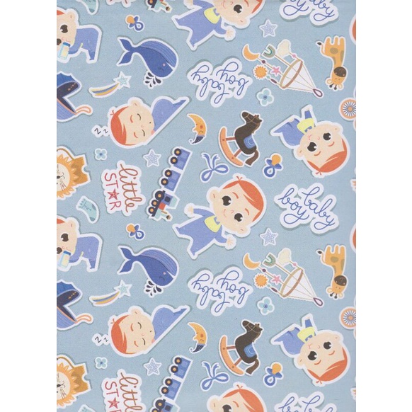 

Kertas Kado Sansan Wawa SW 5860 "Newborn/baby/boy