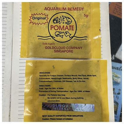 Pomate Original 5Gr/Obat Ikan Hias Ampuh