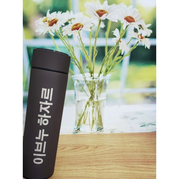 TUMBLER LED | TUMBLER BAHAN KARET | TUMBLER SUHU I FREE CUSTOM NAMA