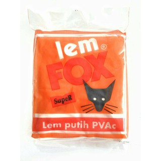 Lem FOX Refill 350g Bungkus  Merah  Lem Putih PVAc 