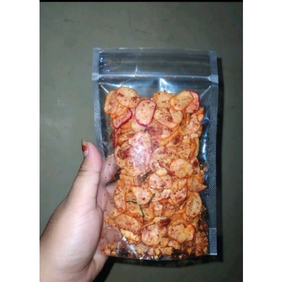 

seblak kerupuk bantet daun jeruk isi 100gram