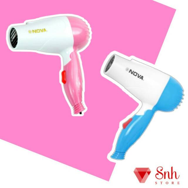 Hair dryer mini/mini hair dryer/hair dryer travel/hair dryer murah/hair dryer nova mini