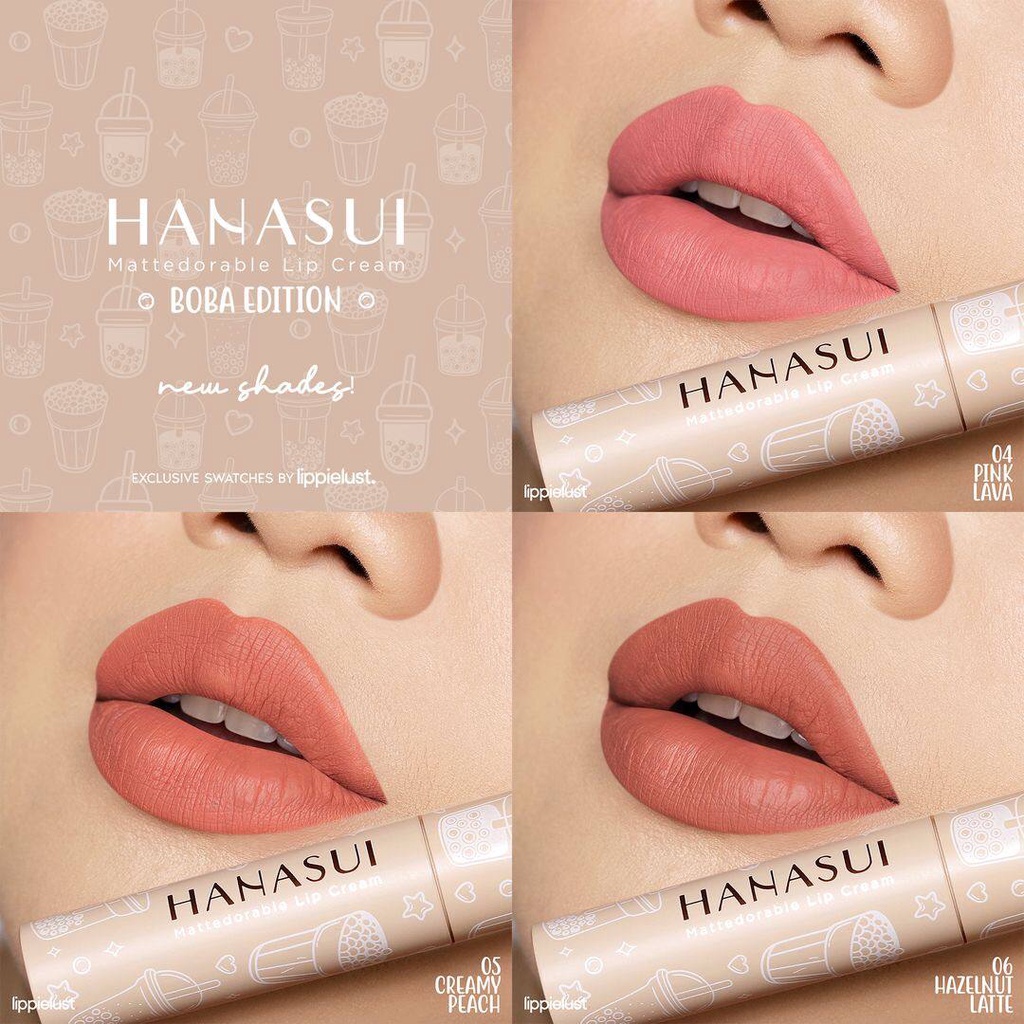 HANASUI LIPSTIK BOBA Mattedorable Lip Cream Tintdorable Lip Tint | Lip Stain