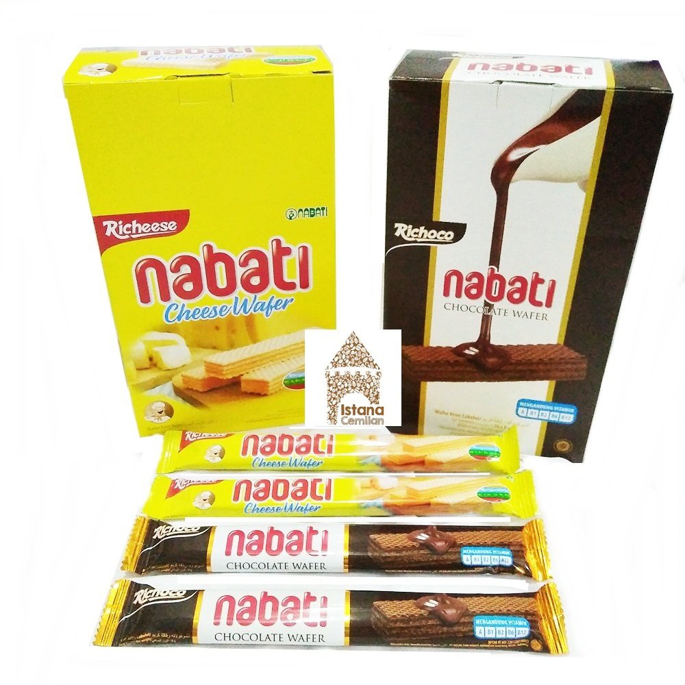 

Silakan Order Richeese Nabati Cheese Richoco Chocolate Wafer isi 20 pcs Berkualitas