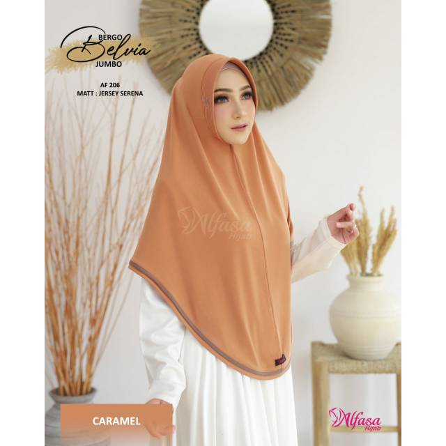 bergo belvia jumbo original alfasa hijab