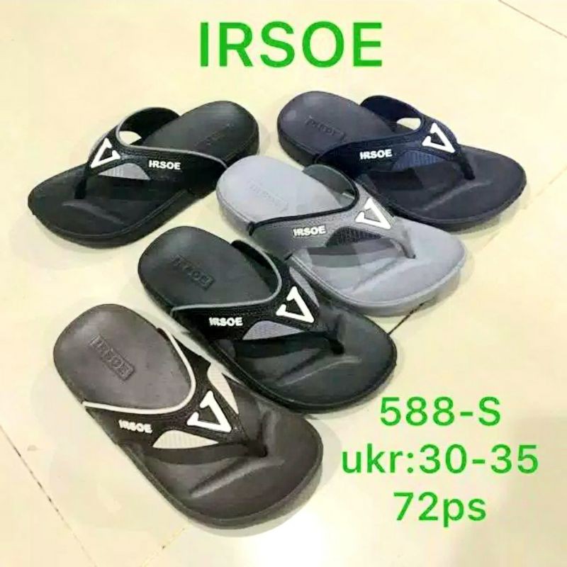 SANDAL JEPIT ANAK LAKI KARET IRSOE 588 UKURAN 30-35