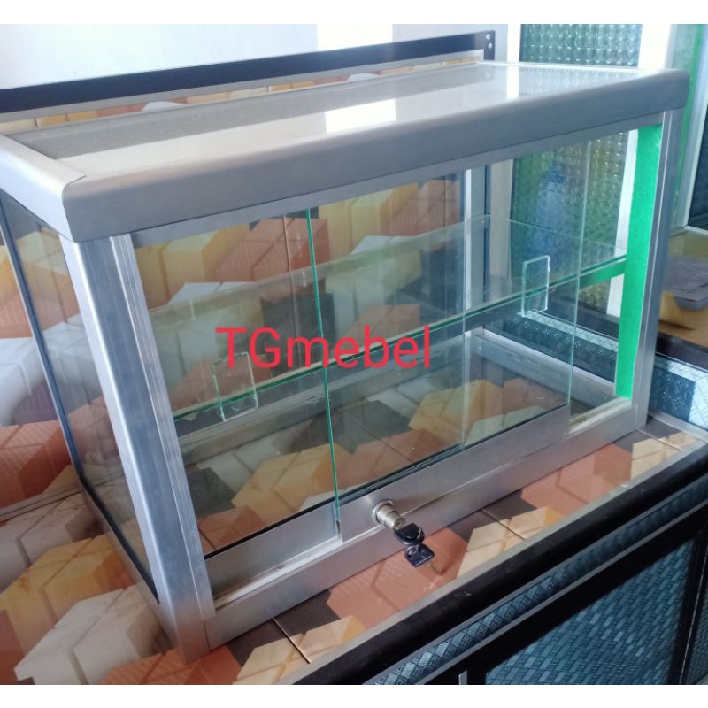 Etalase meja / etalase murah/ etalase food display