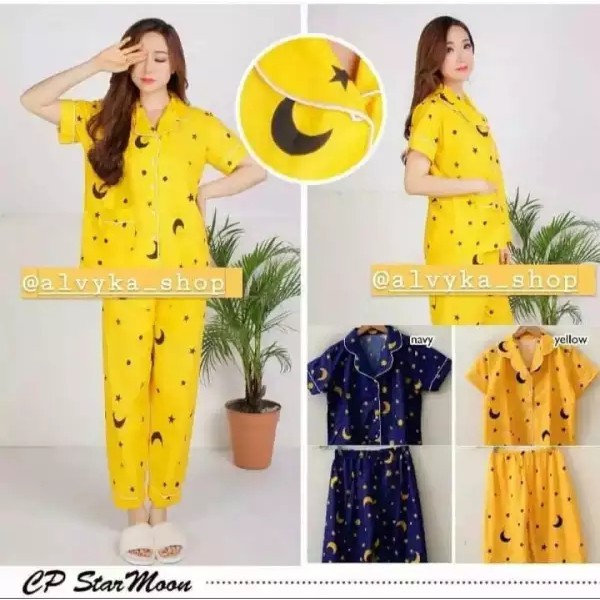 Piyama dewasa starmon/baju tIdur dewasa termurah/pakaian tidur dewasa