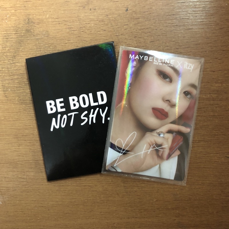 Maybelline x Itzy Lia Photocard PC