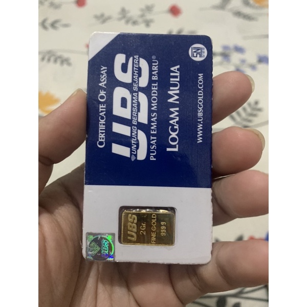 Emas UBS 2 Gram Press