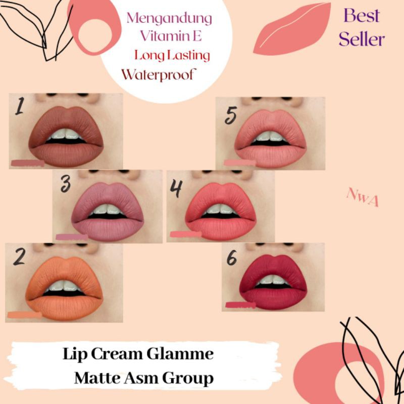 lipcream glame matte by ASM GROUP