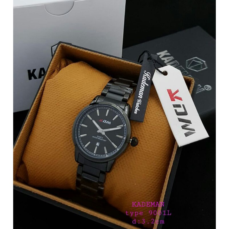 Jam wanita KADEMAN 9001 L original tahan air